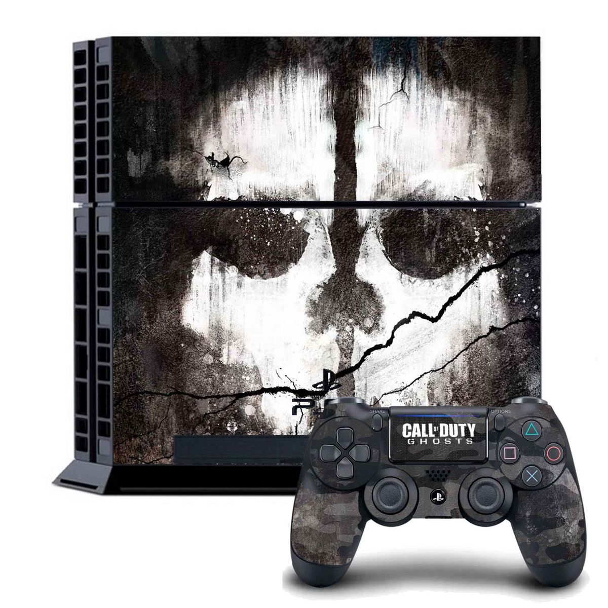 GENERICO - Skin Adhesivo Ps4 Fat Ghost COD edition
