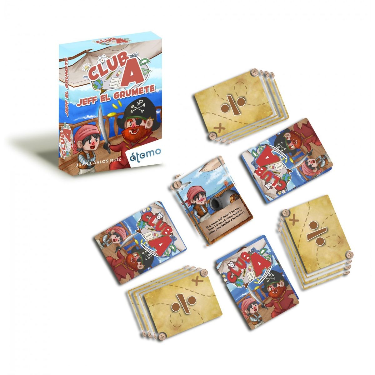 ATOMO - Juego de Mesa Jeff el Grumete - Club A