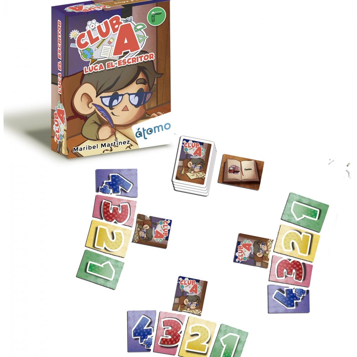 ATOMO - Juego de Mesa Luca el Escritor - Club A
