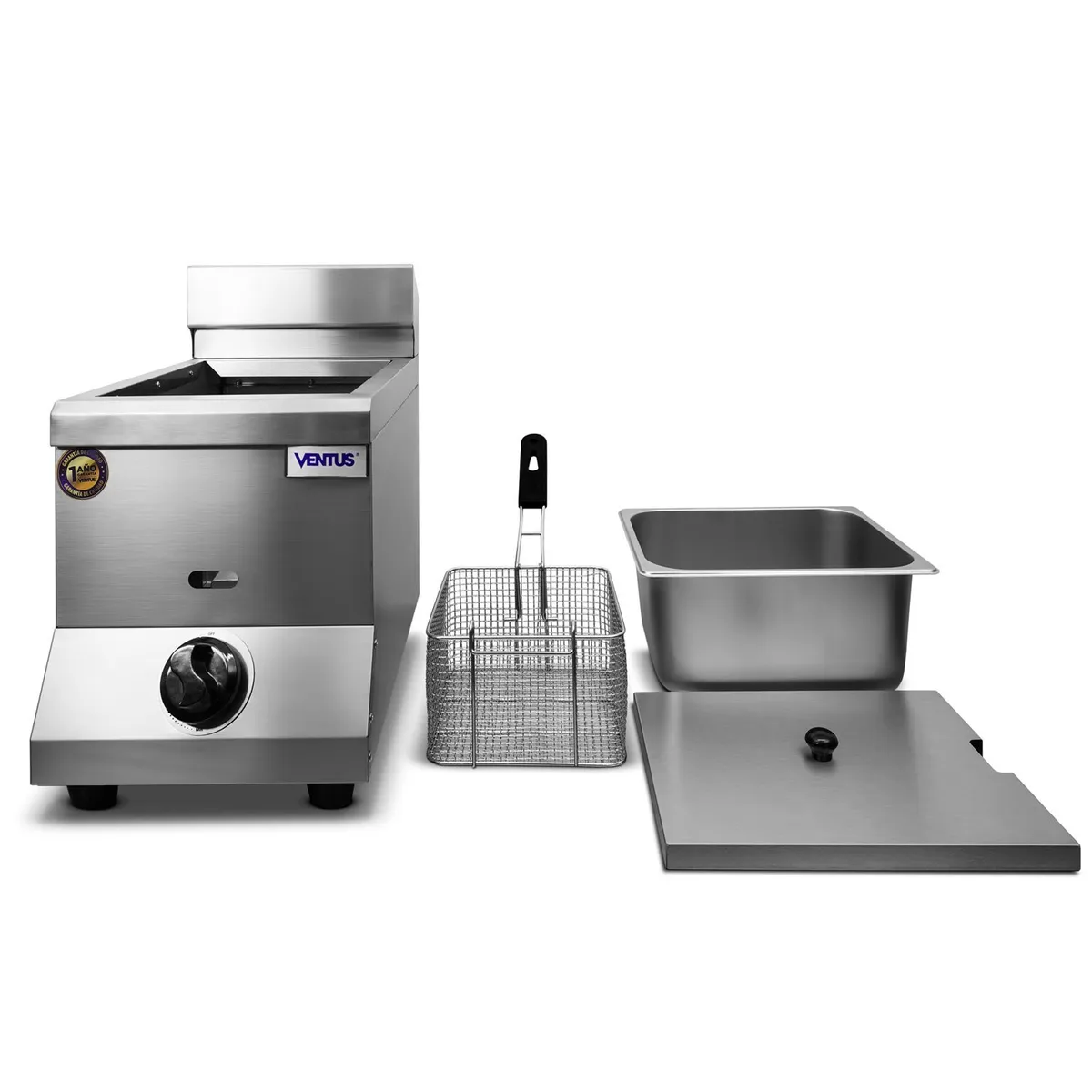 VENTUS - Ventus Freidora Gas Sobremesa- 85L- Inox-VFSG-071