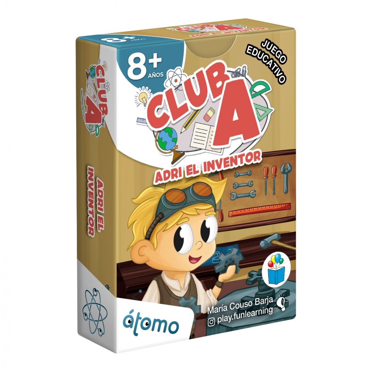 ATOMO - Juego de Mesa Adri el Inventor - Club A