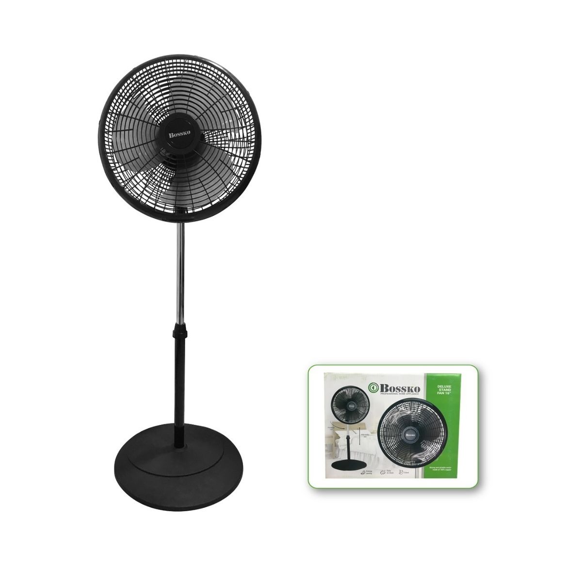 BOSSKO - Ventilador Pedestal Bossko 16 " BK-8306PT