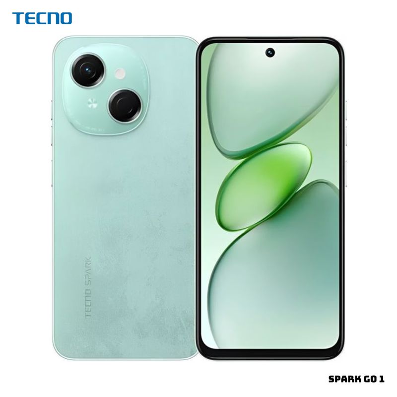 TECNO MOBILE - CELULAR TECNO SPARK GO 1 3GB RAM 64GB ROM - MAGIC SKIN GREEN
