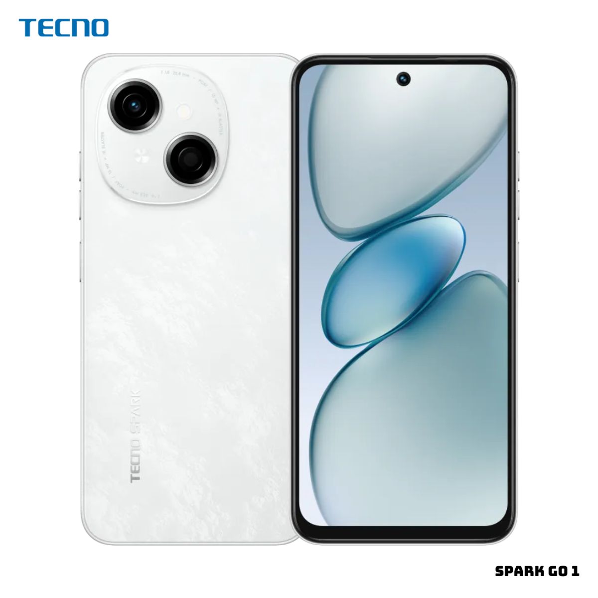 TECNO MOBILE - CELULAR TECNO SPARK GO 1 3GB RAM 64GB ROM - GLITTERY WHITE