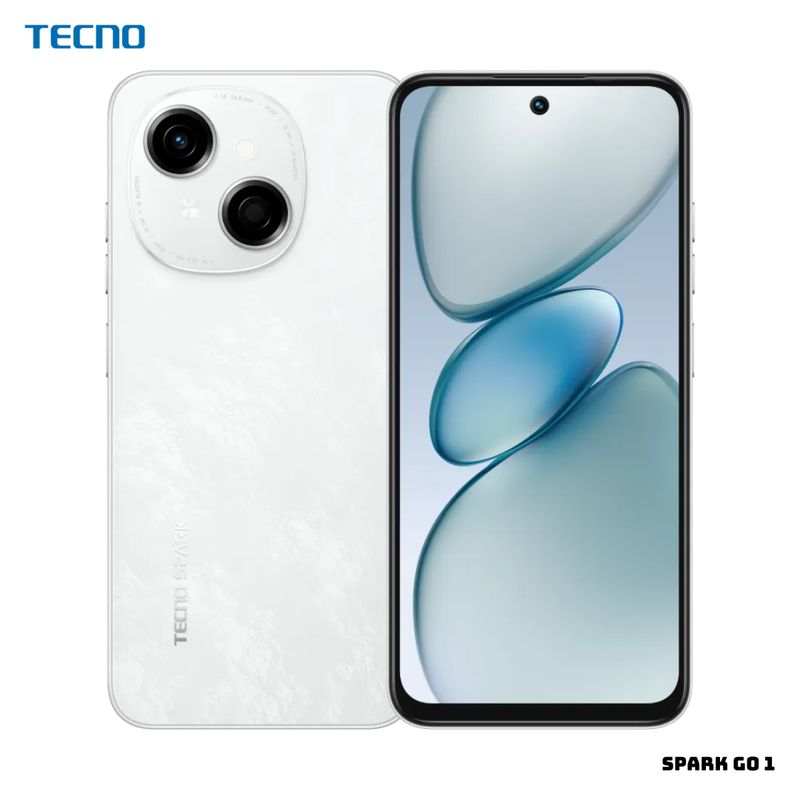 TECNO MOBILE - CELULAR TECNO SPARK GO 1 3GB RAM 64GB ROM - GLITTERY WHITE