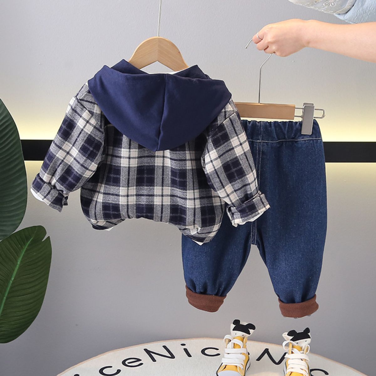 GENERICO - ROPA PARA NIÑO DE LEÑADOR - 3 PIEZAS