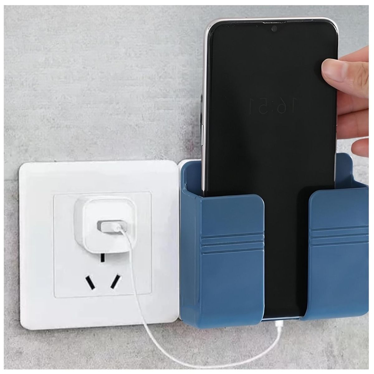 MINARI - Pack x3 Soporte Organizador de Pared Porta Celular Adhesivo AZ C05