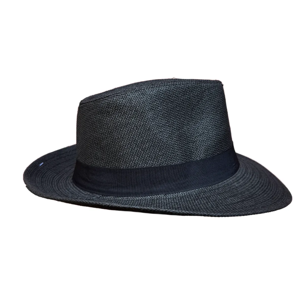 KAST PE - Sombrero Fedora Hombre Trilby Ala Ancha - Negro