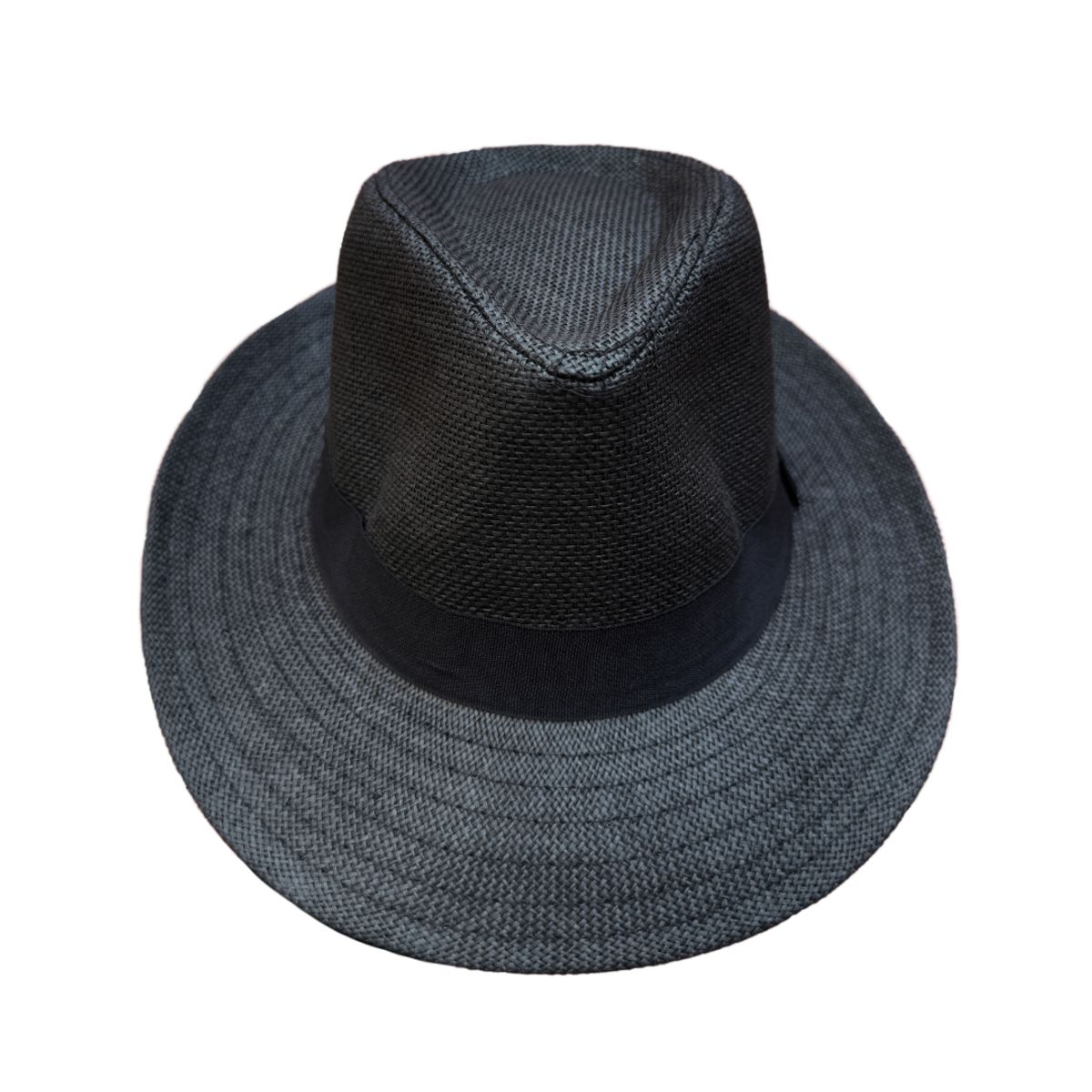 KAST PE - Sombrero Fedora Hombre Trilby Ala Ancha - Negro