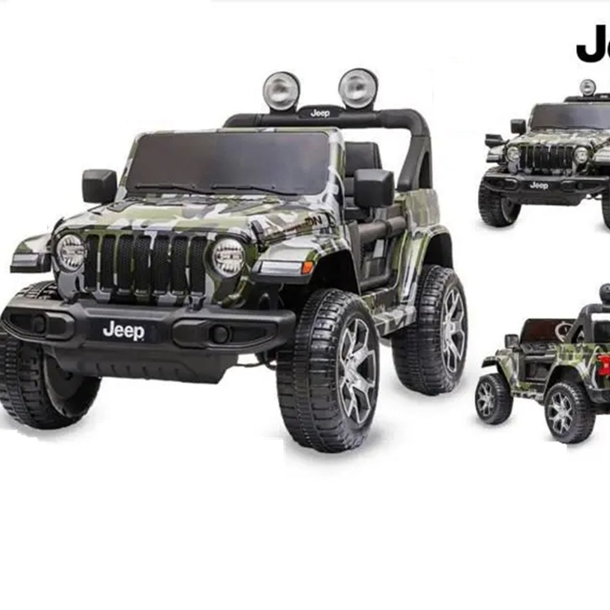 JEEP - Jeep Wrangler Rubicon 12V Pantalla Video USB Verde