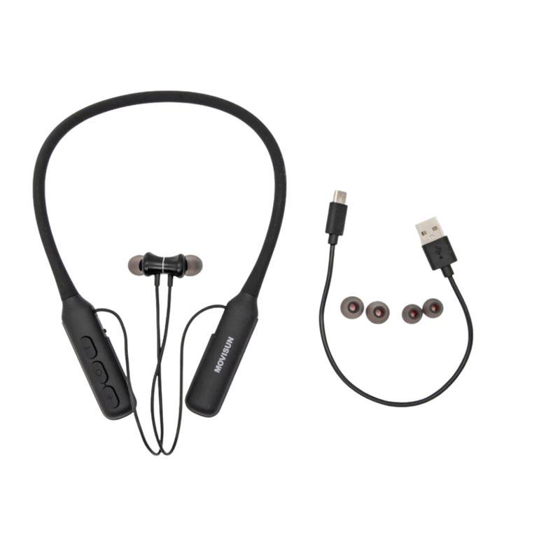 MOVISUN - Audífono Bluetooth 5.0 Movisun Flex Super 48h Deportivos