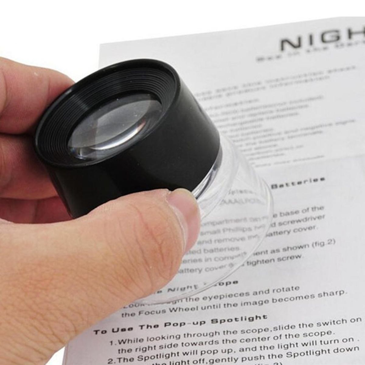 GENERICO - Lupa 10x Lente De Aumento Para Joyería Reloj Reparacion