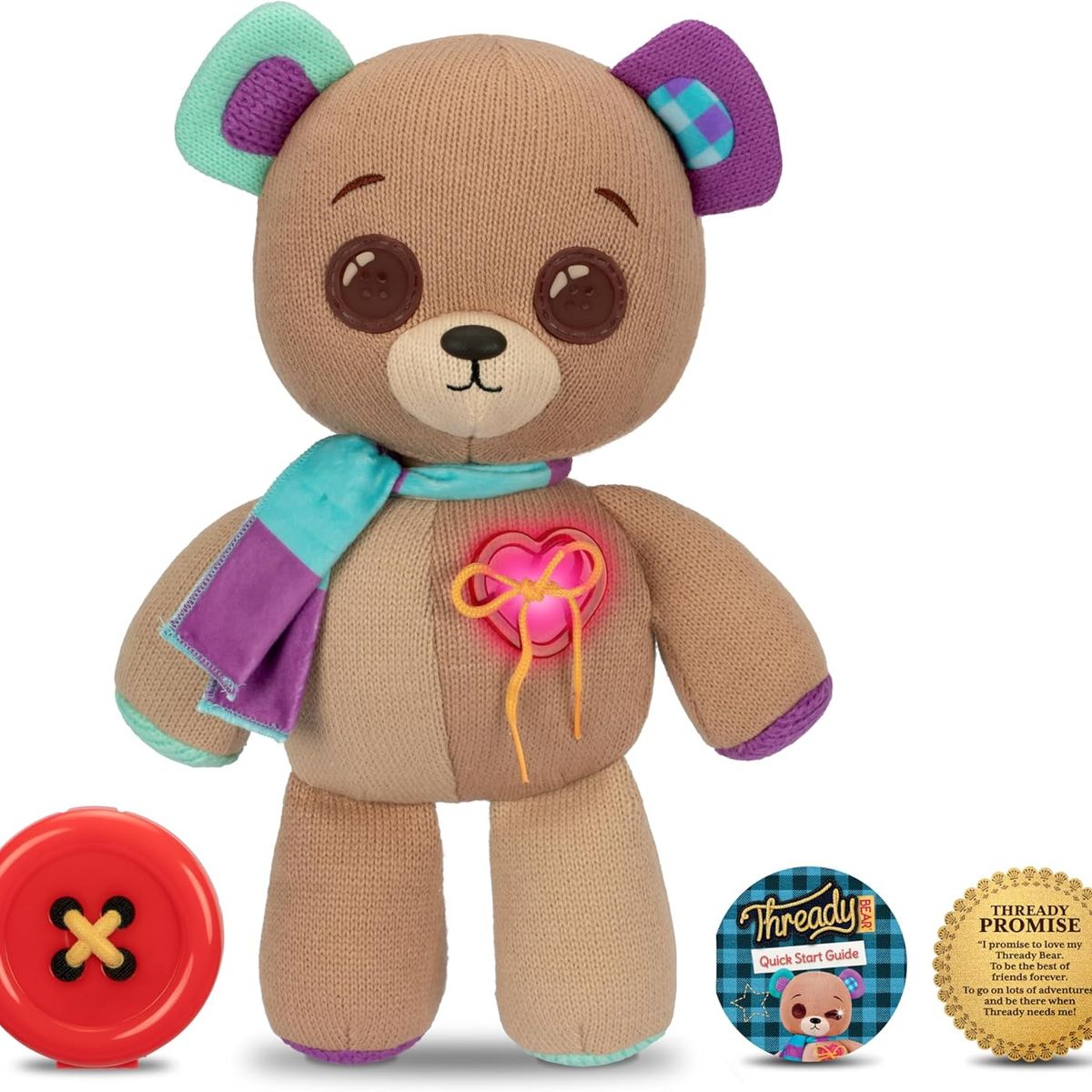 SPINMASTER - Peluche Oso Thready Interactivo