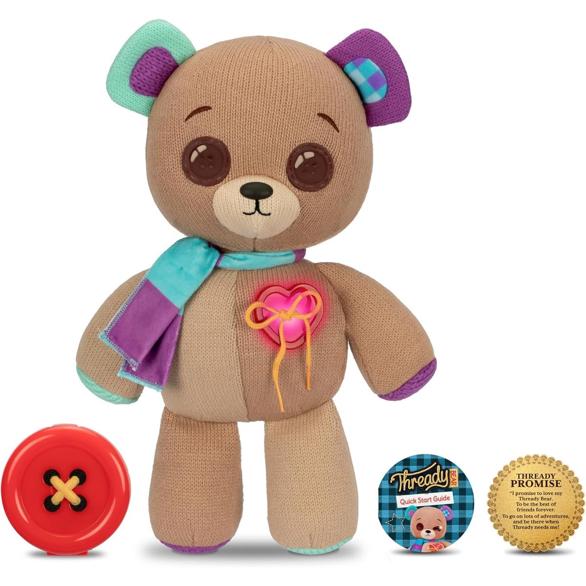 SPINMASTER - Peluche Oso Thready Interactivo