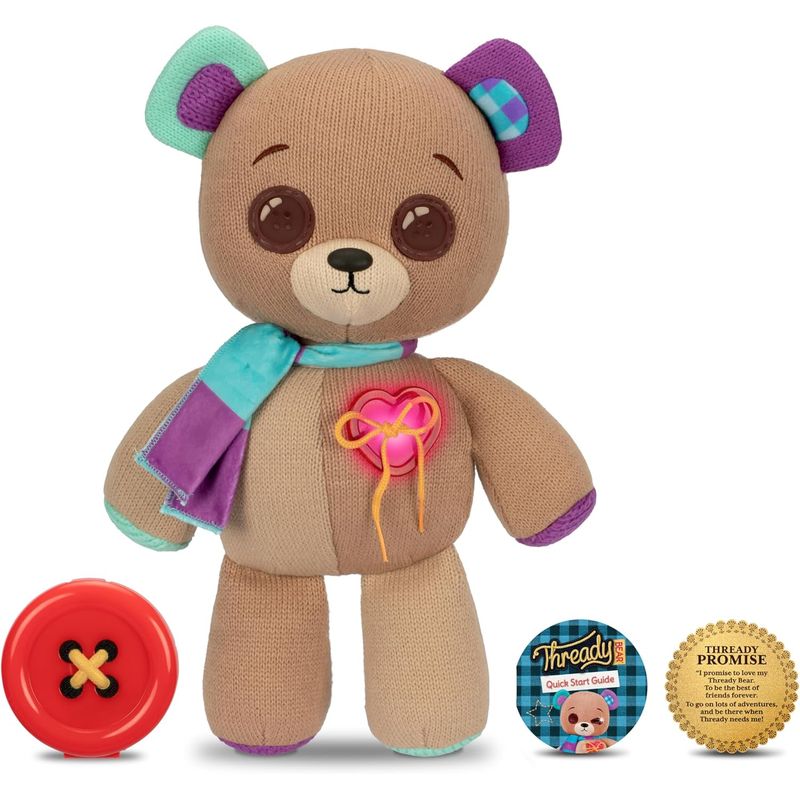 SPINMASTER - Peluche Oso Thready Interactivo