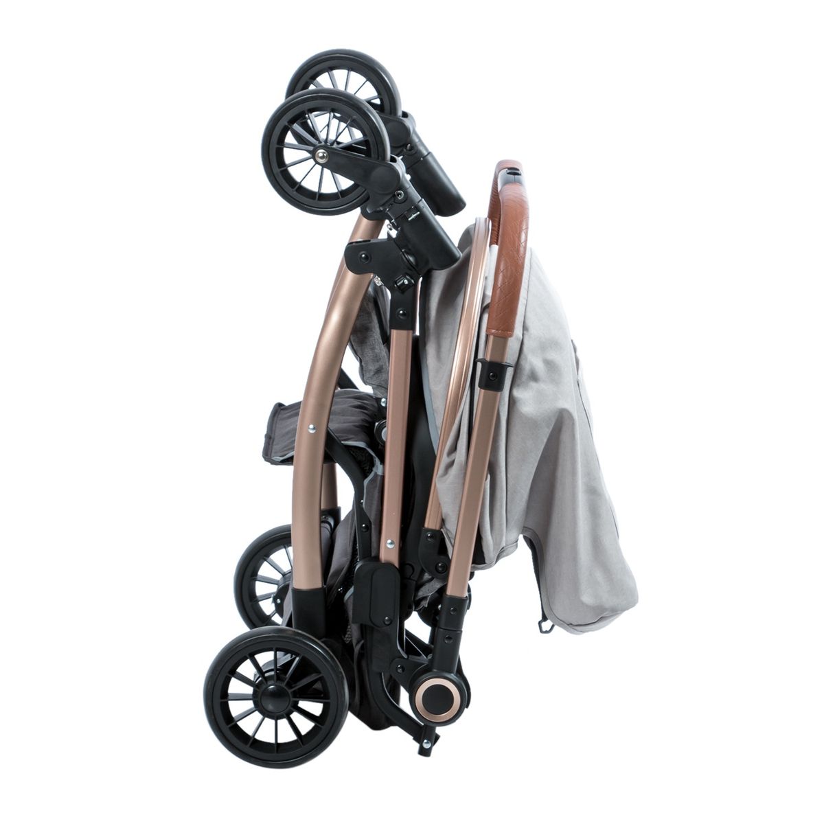 EBABY - Coche Bouncy  Funcion Mecedora con bandeja Negro