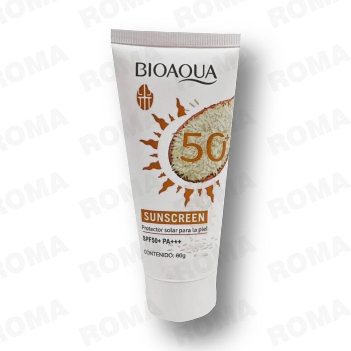 BIOAQUA - PROTECTOR SOLAR DE ARROZ SPF50 60G BIOAQUA