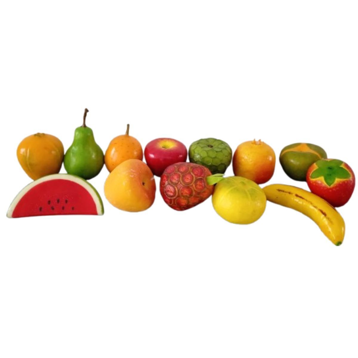 START FG - Frutas artificiales decorativas 12 Unidades