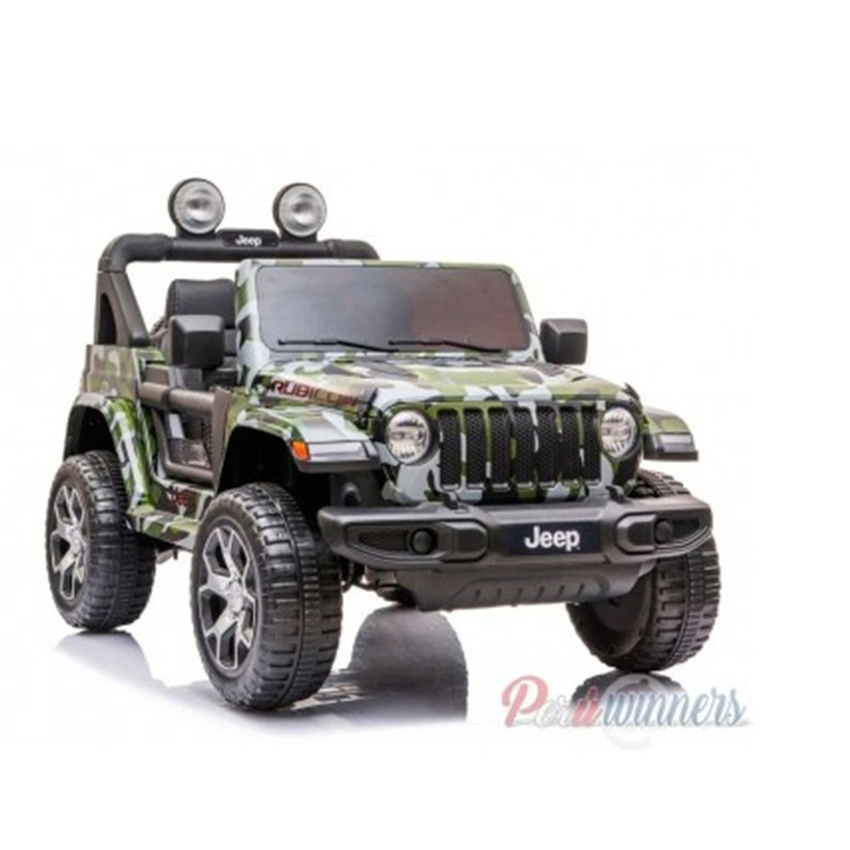 JEEP - Jeep Wrangler Rubicon 12V Pantalla Video USB Verde