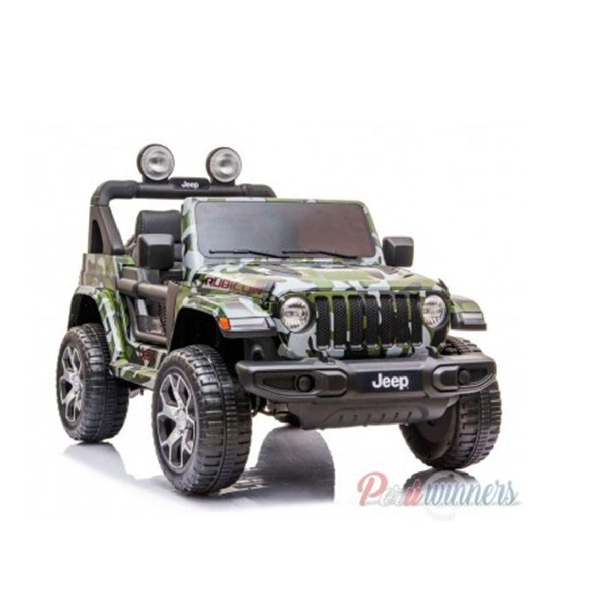 JEEP - Jeep Wrangler Rubicon 12V Pantalla Video USB Verde
