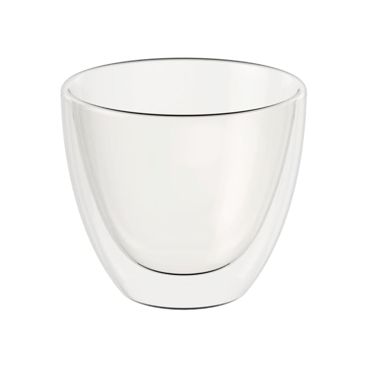 HYGGE - Vaso Doble Pared de Vidrio Borosilicato 400 ml