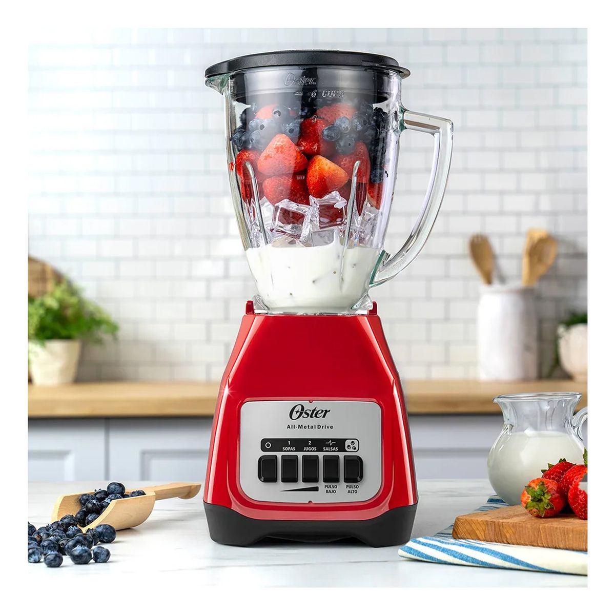 OSTER - Licuadora 2V más Pulso 1 25lt BLSTKAG-RPB