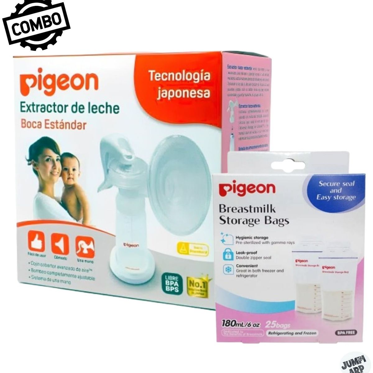 PIGEON - COMBO PIGEON EXTRACTOR MANUAL+BOLSA DE ALMACENAMIENTO 25 UND