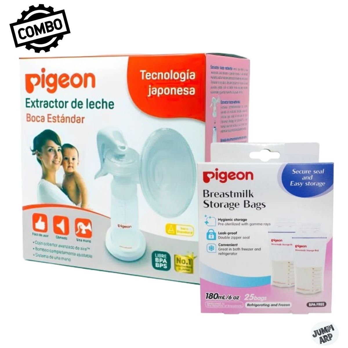 PIGEON - COMBO PIGEON EXTRACTOR MANUAL+BOLSA DE ALMACENAMIENTO 25 UND