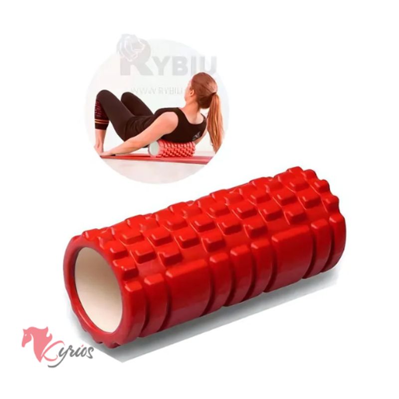 NO LOGO - Foam roller 45CMColor Rojo