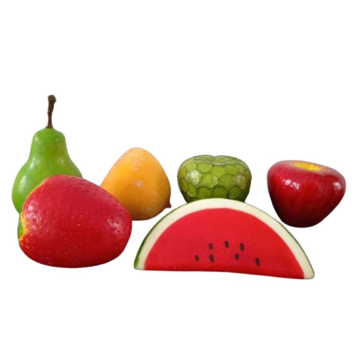 START FG - Frutas artificiales decorativas 6 Unidades