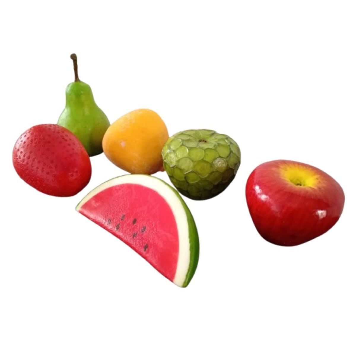 START FG - Frutas artificiales decorativas 6 Unidades