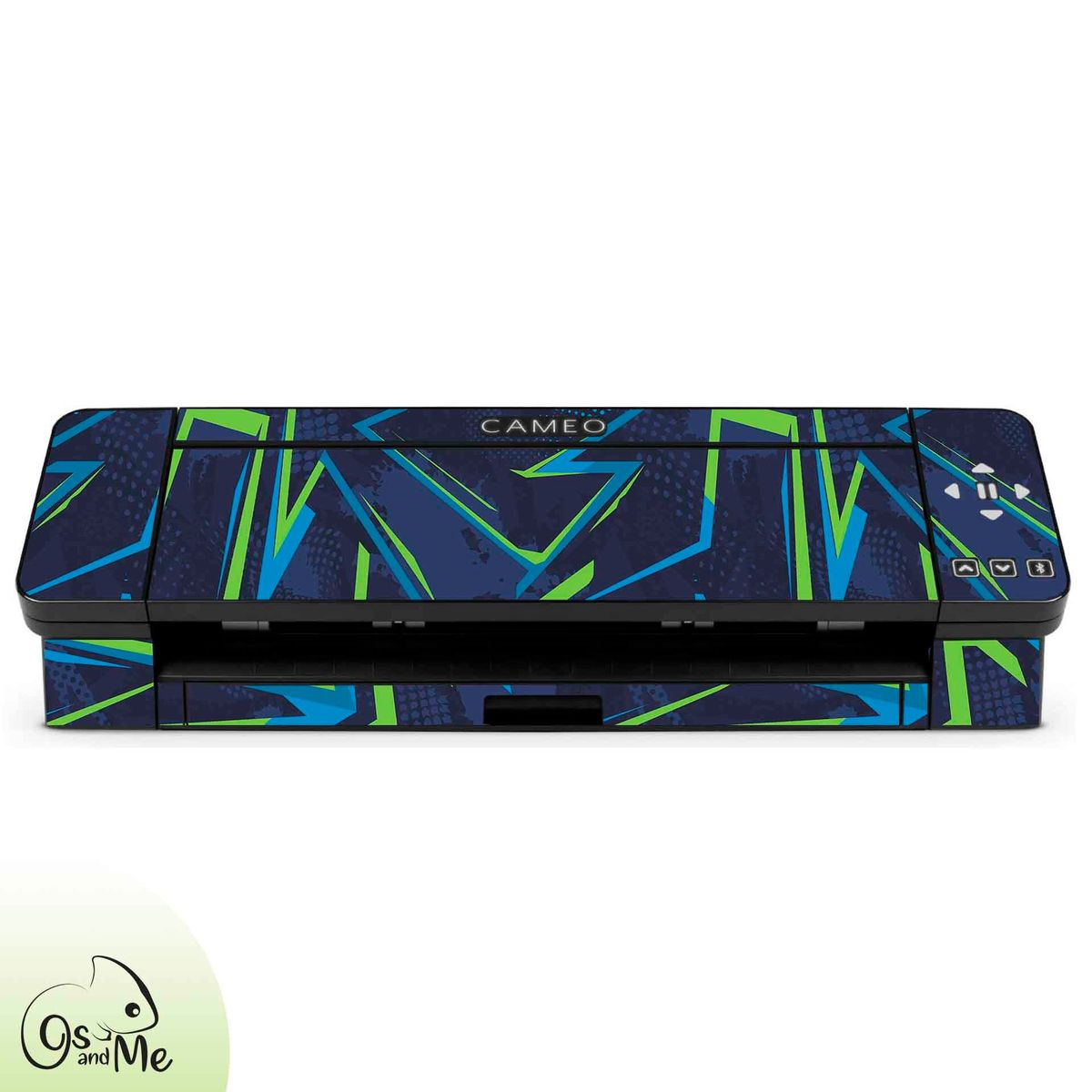 GENERICO - Skin adhesivo Abstracto azul silhouette cameo 4