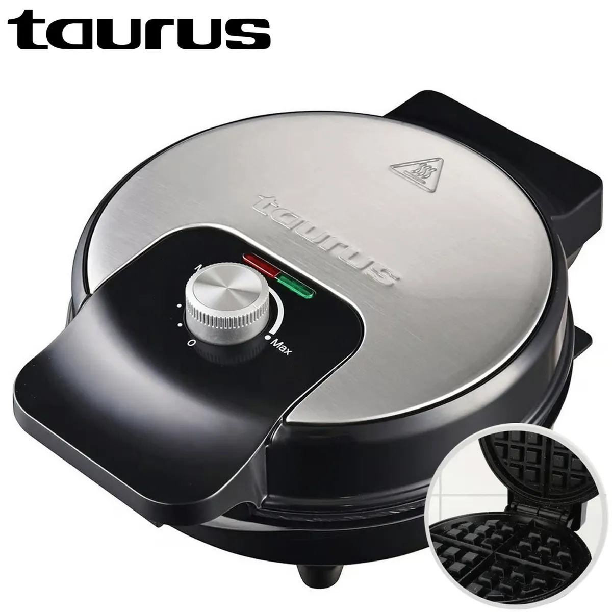 TAURUS - Waflera Antiadherente Taurus Sweet Cooking 1000W