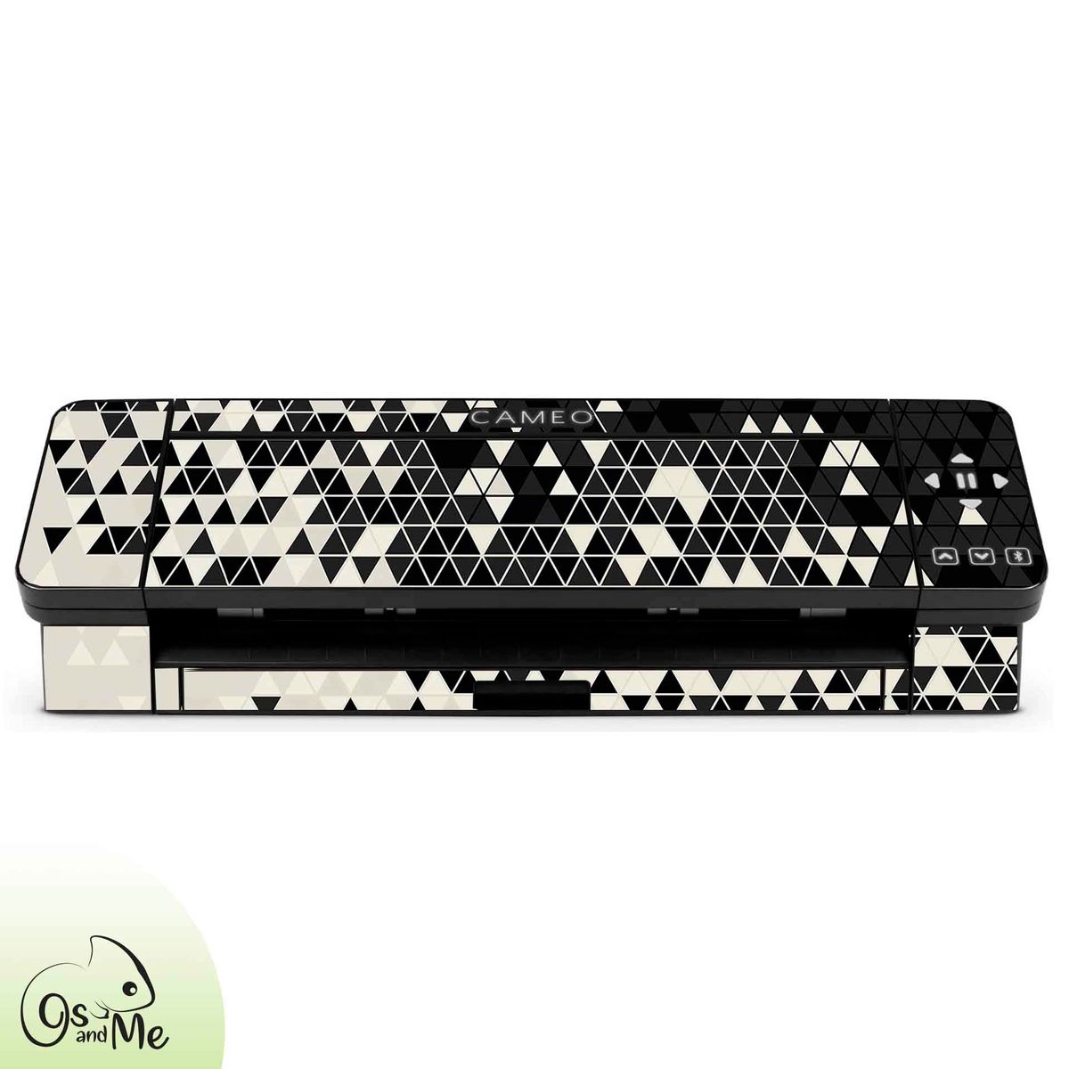 GENERICO - Skin adhesivo Abstracto Beige y Negro silhouette cameo 4