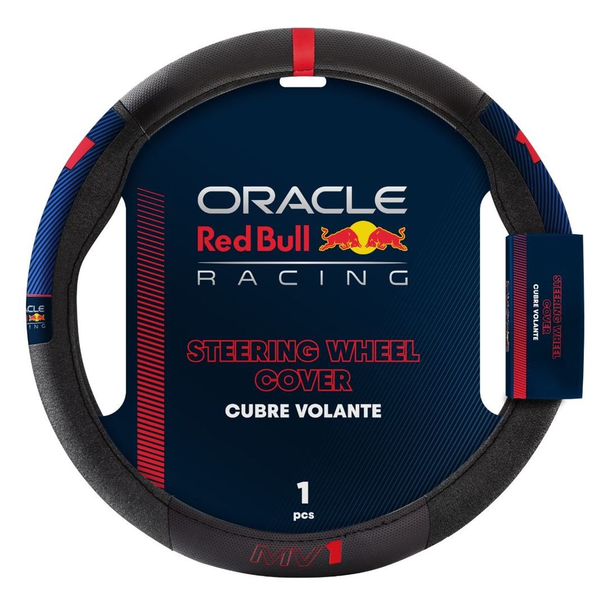 RED BULL - Cubre Volante Universal Red Bull Racing 002 Neg Roj Azu Mv1