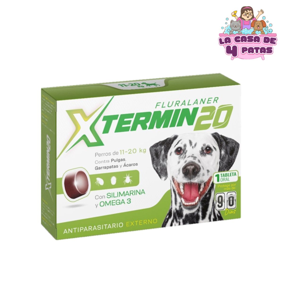 GENERICO - ANTIPULGAS XTERMIN20 11-20KG