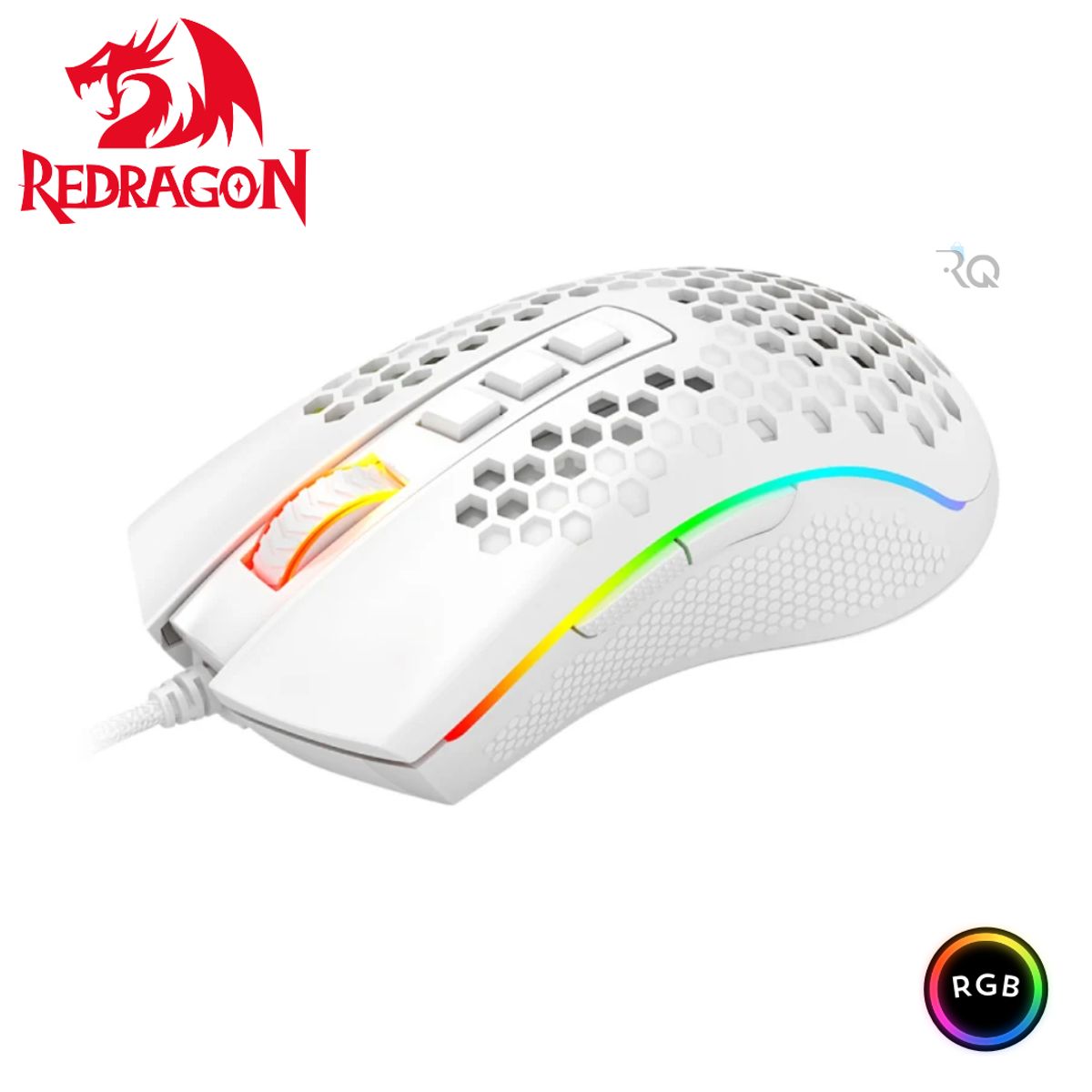 REDRAGON - Mouse Redragon STORM ELITE M988W-RGB WHITE