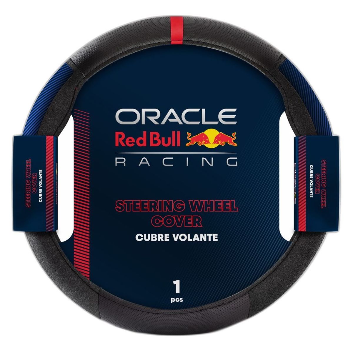 RED BULL - Cubre Volante Universal Red Bull Racing 02 Negro Rojo Azul