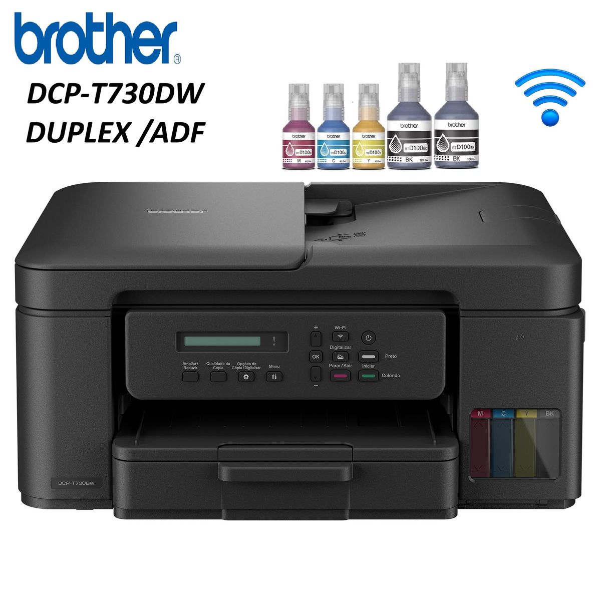 BROTHER - Impresora Brother DCP-T730DW Duplex Wifi ADF