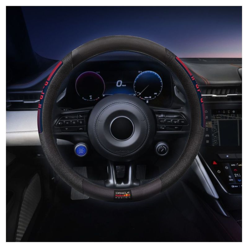 RED BULL - Cubre Volante Universal Red Bull Racing 03 Negro Rojo Auto