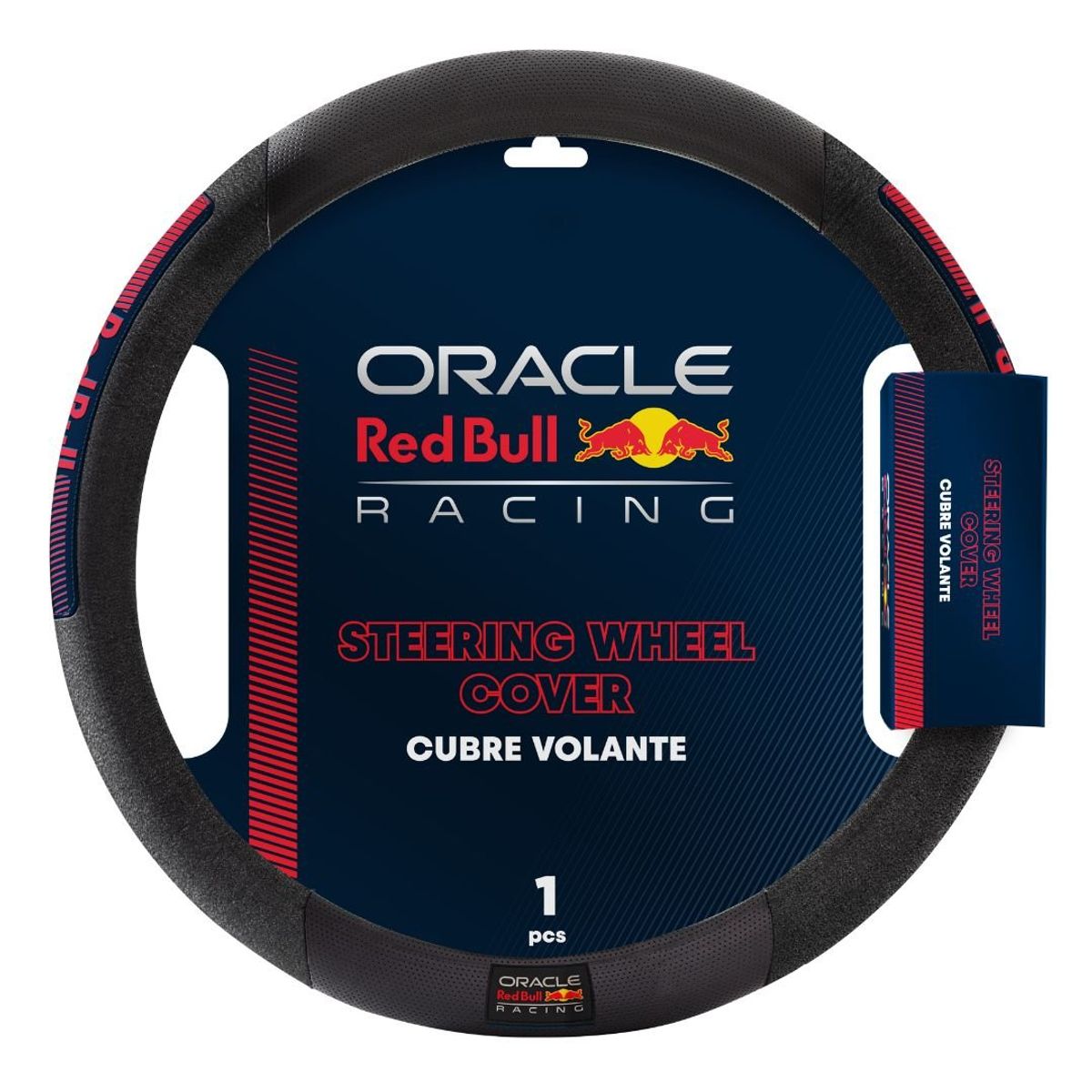 RED BULL - Cubre Volante Universal Red Bull Racing 03 Negro Rojo Auto