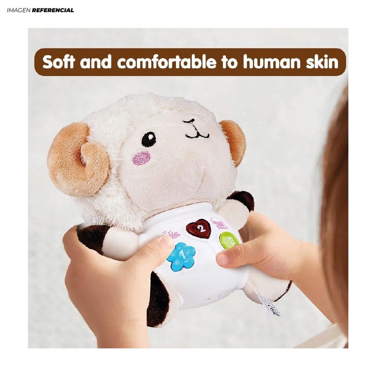 GENERICO - Ovejita de Peluche Musical con Luces para niños