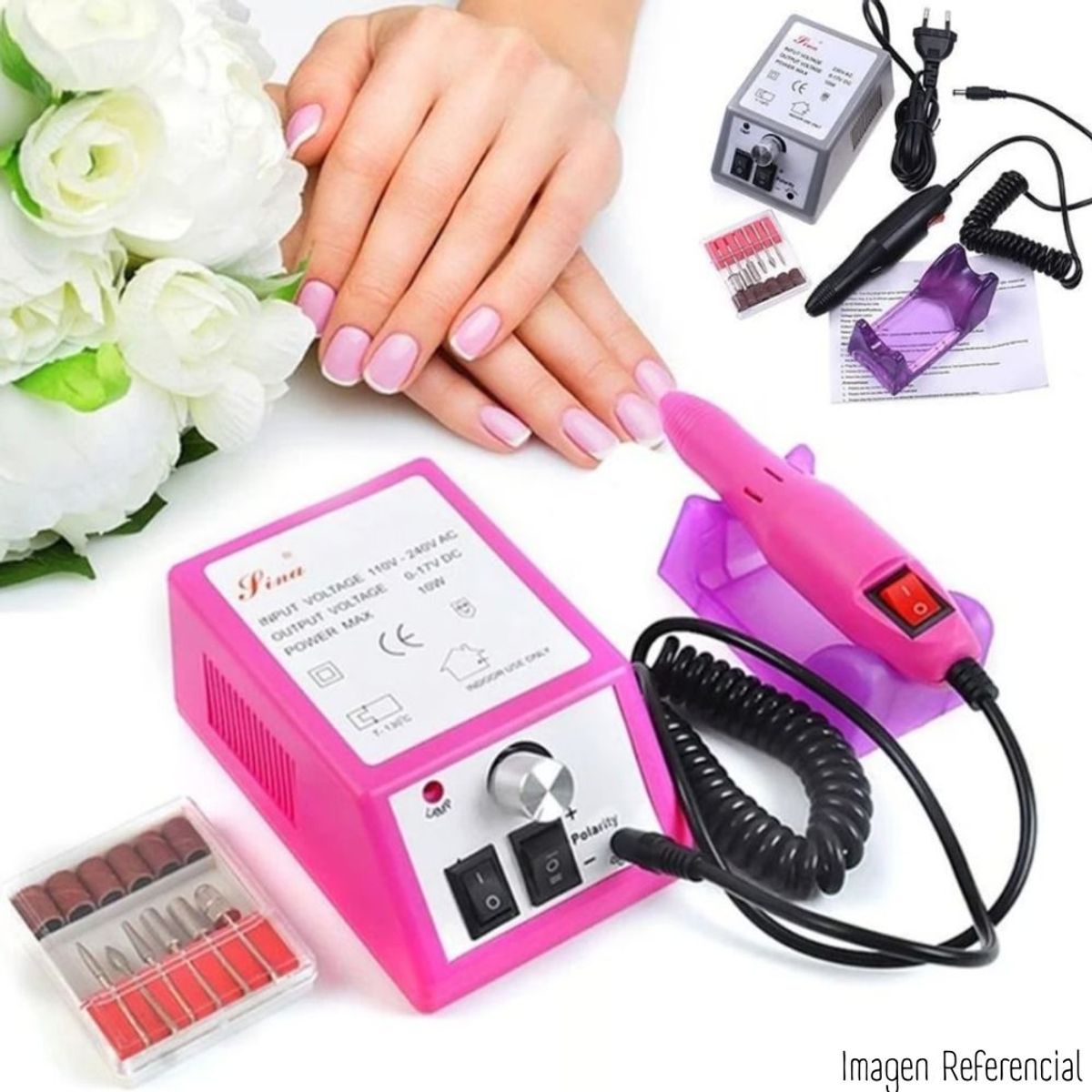 GENERICO - Set de Tallador y Pulidor de Uñas Mercedes 2000