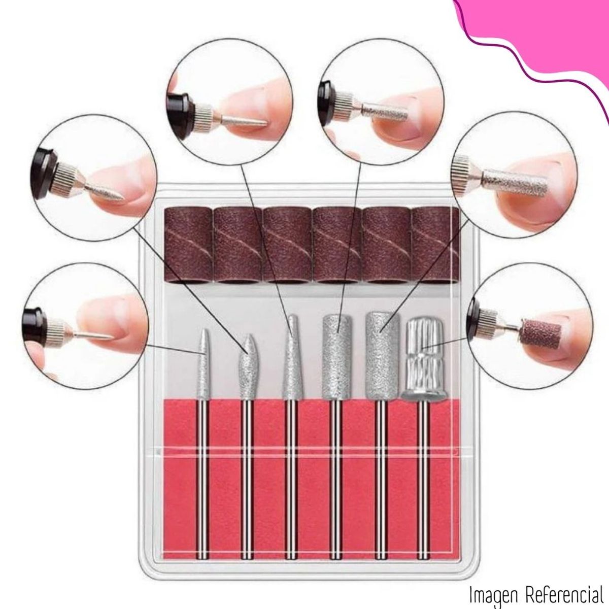 GENERICO - Set de Tallador y Pulidor de Uñas Mercedes 2000