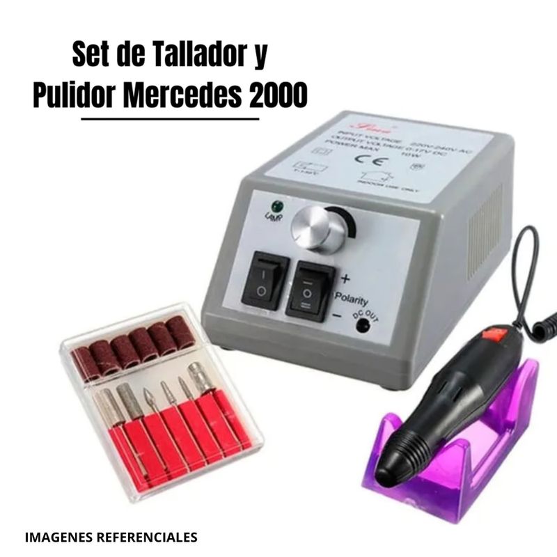 OSTER - Set de Tallador y Pulidor de Uñas Mercedes 2000