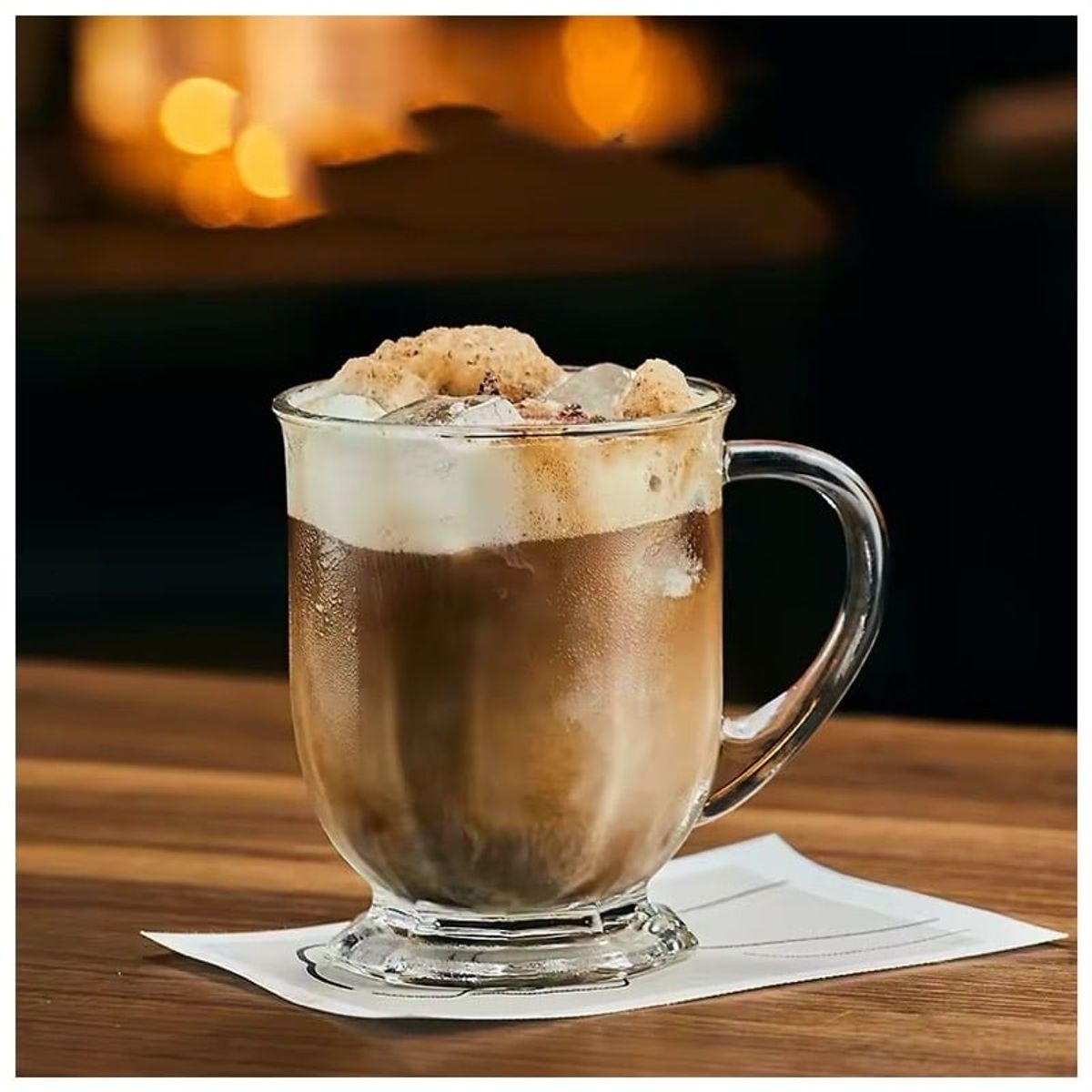 GENERICO - Set x4 vasos tazas modernas 700 ml bebidas postre frías y caliente