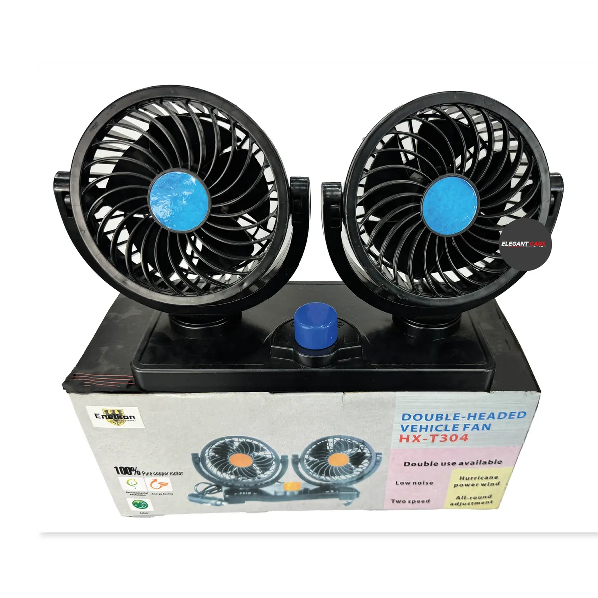 JET - Ventilador Para Auto Doble Turbo MAX