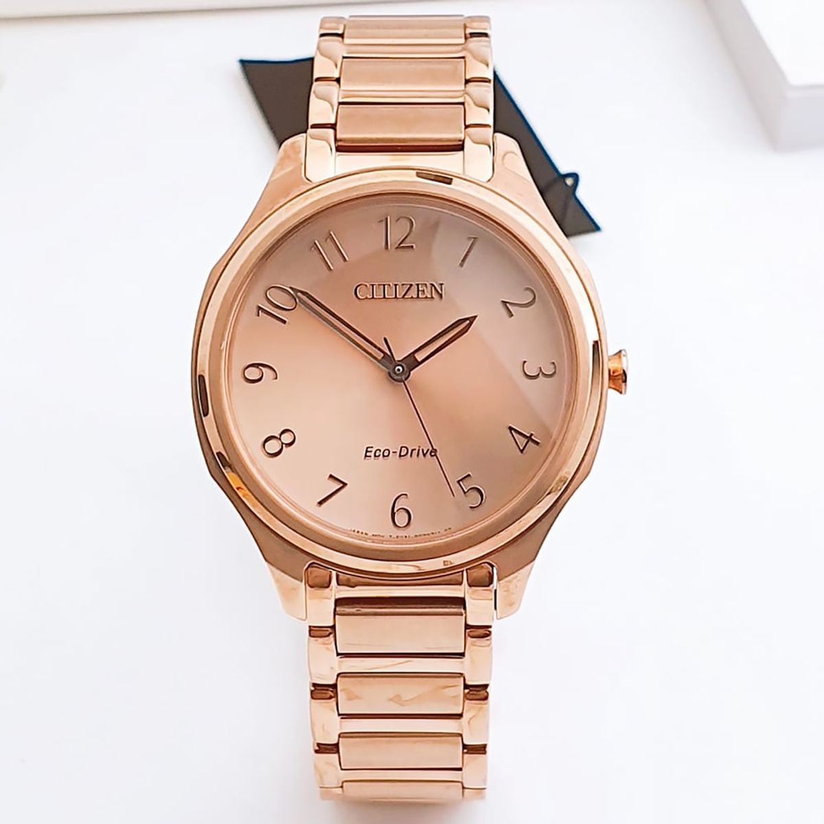 CITIZEN - Citizen Reloj Mujer Eco-Drive Acero inox EM0758-58X