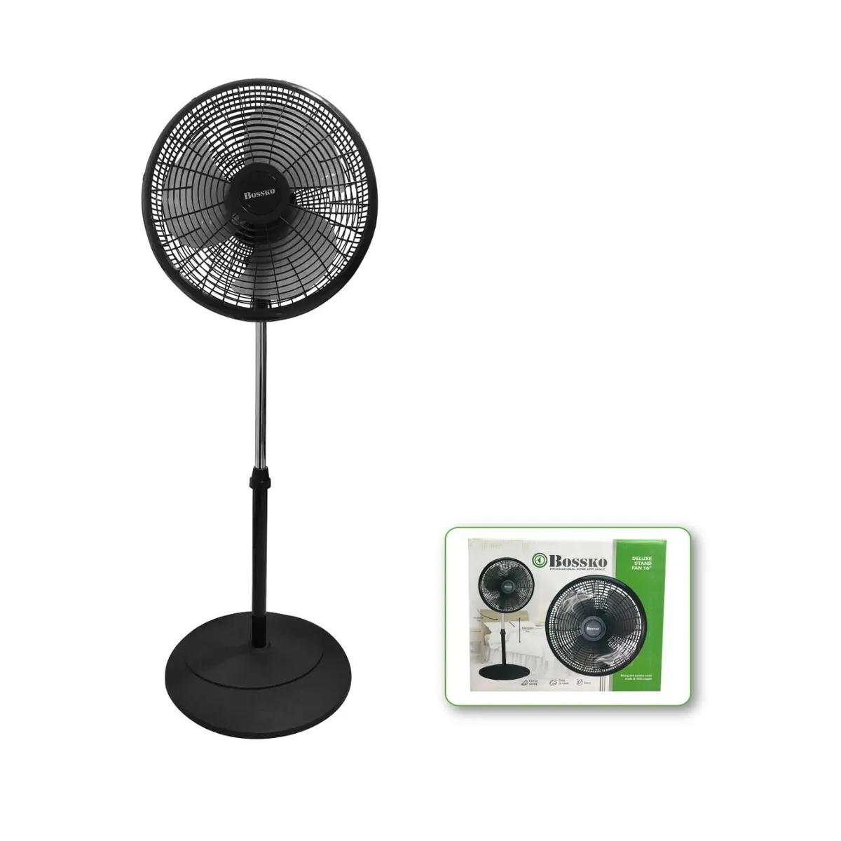 BOSSKO - VENTILADOR Bossko 16 SOLO PEDESTAL BK-8306PT