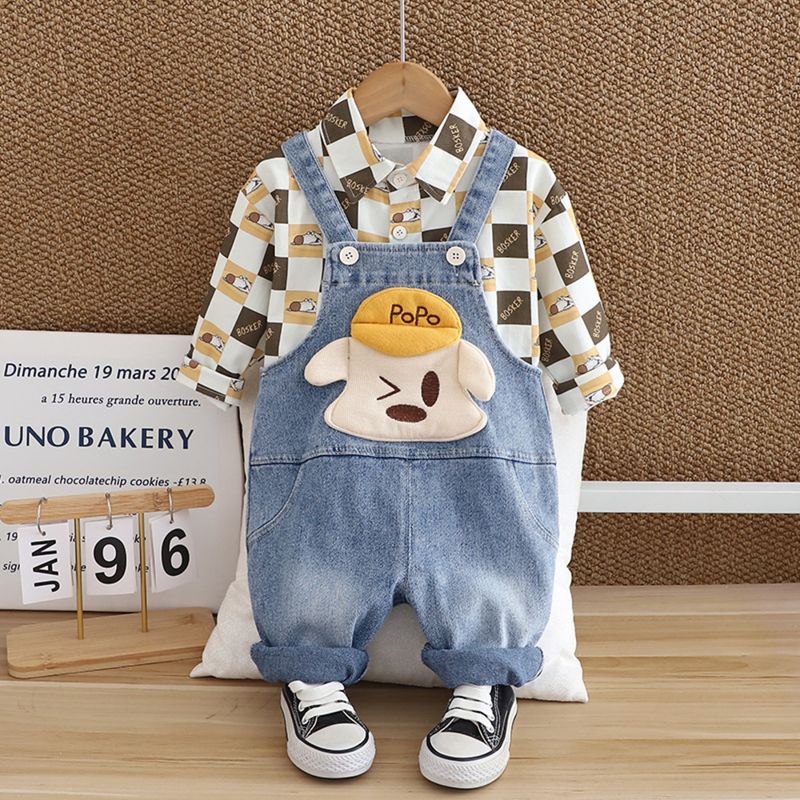 GENERICO - ROPA  PARA NIÑO DISEÑO DE ANIMALITOS - 2 PIEZAS